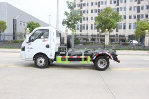 New 4x2 di động chính đường phố chất thải compactor Xe tải rác nhà máy thu bán với số lượng lớn với giá thấp - Product Image 4