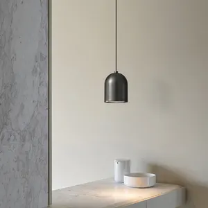 D7507B lampada a sospensione con lampadario in rame nero opaco design moderno lampada a sospensione moderna a sospensione a led moderna lampada a sospensione di moda