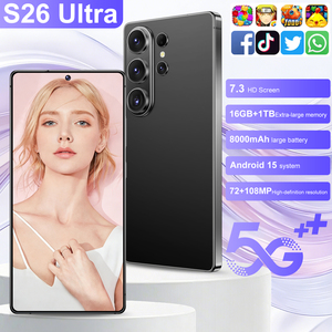 Smartphone S26 Ultra 5G pour le marché africain, écran 7,3 pouces, batterie 8000 mAh, 16 Go RAM, 1 To ROM, double <span class=keywords><strong>SIM</strong></span>, charge rapide, téléphone portable débloqué <span class=keywords><strong>pas</strong></span> <span class=keywords><strong>cher</strong></span>, vente en gros usine - Product Image 4