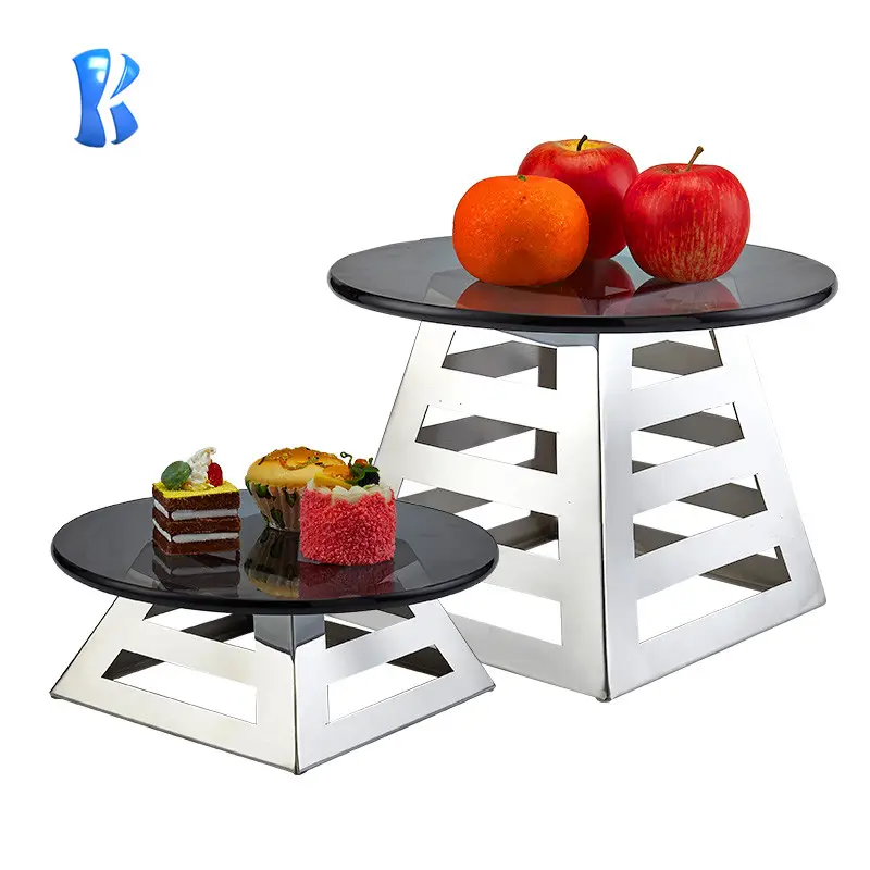 OKEY Khách Sạn Và Nhà Hàng Cung Cấp Trà Chiều Bánh Đứng Fancy Buffet Glass Riser