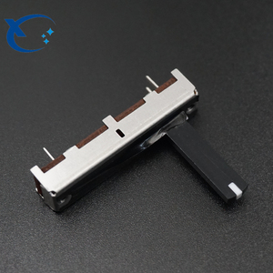 Foshan factory SC2043N B100K slide r potentiometer 35MM stroke 20MM handle with white spots with <strong>midpoint</strong> - Product Image 2