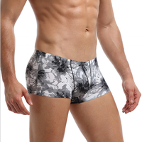 Short élastique pour homme, sous-vêtement souple et sexy, Boxer, slip, nouvelle mode 2020