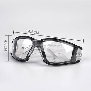 نظارات واقية رياضية مضادة للضباب من البولي كربونات لحماية العينين للاستخدام في الألعاب الهوائية والبناء، طراز هانتو HT2013، بيع مباشر من المصنع - Product Image 3