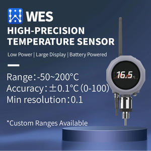 เซ็นเซอร์ไร้สายดิจิตอล LoRa/4G/NB/RS485 17000mAh ความแม่นยำ 0.1% PT100 เซ็นเซอร์วัดอุณหภูมิแบบไร้สายพร้อมวิดีโออัจฉริยะและเครื่องส่งสัญญาณ - Product Image 3