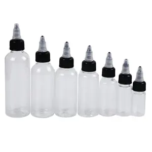 Tái sử dụng trong suốt Pet nhỏ giọt chai đùn loại, bao bì chất lỏng, keo, Mực chai nhựa - Product Image 1