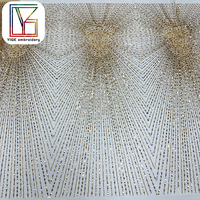 Tissu en dentelle africaine de haute qualité avec perles, tissu en dentelle perlée, tissu en dentelle française à sequins pour robes de soirée de luxe