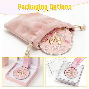 Medallas Personalizadas de Metal con Cinta Brillante para Danza, Premios de Aleación Metálica para Ballet, Hip Hop, Flamenco, Baile de Salón, Regalo, <span class=keywords><strong>Precio</strong></span> Directo de Fábrica Antigua - Product Image 6