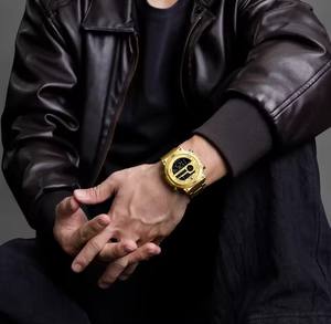 NAVIFORCE NF9241S allarme luminoso Business 9241 di marca di lusso in acciaio inossidabile <span class=keywords><strong>orologio</strong></span> <span class=keywords><strong>da</strong></span> <span class=keywords><strong>polso</strong></span> impermeabile retrò <span class=keywords><strong>orologio</strong></span> digitale - Product Image 4