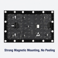 Módulo LED Flexible P1.25, Panel de Video Curvo Creativo y Flexible, Pantalla Curva de 320x160mm, Pantalla Magnética a Todo Color para Interiores