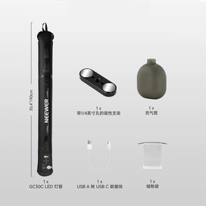<span class=keywords><strong>NEEWER</strong></span> 90CM <span class=keywords><strong>RGB</strong></span> 30W Tube Lumineux Portable pour Photographie de Portrait et Diffusion en Direct, Température de Couleur 2700K-6500K, Bâton Lumineux en TPU - Product Image 6