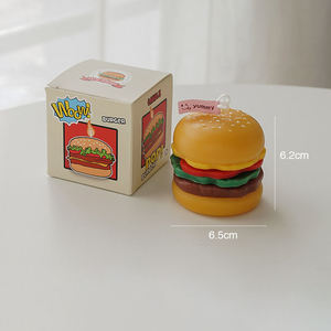 AIKUN DIY Home Birthday Wedding Party Decorative Aromatic Hamburger <b>Candles</b> <b>Gifts</b> Soy Wax Scented Food Themed <b>Candle</b> - Product Image 2
