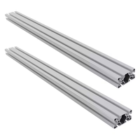 Profilé en aluminium perforé sur mesure pour imprimante 3D, profilé en aluminium extrudé série 6063 6000, 40x40 50x50 90x90