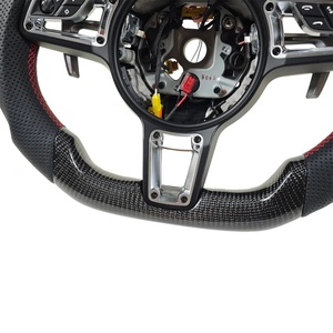 Volante de fibra de carbono LED caliente para Porsche Panamera 2017-2020 <span class=keywords><strong>Macan</strong></span> 2014-2020 Cayenne 2015-2020 Cayman 2016-2020 718 911 - Product Image 4