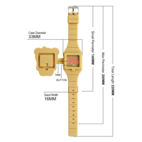 Montre digitale à LED pour enfants, nouveau Design et de marque personnalisée, bon marché, Design de dessin animé, pour garçons et filles