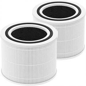 Paquete de 2 repuestos ecológicos para cartuchos Levoit Core 300/300S/300-P/P350/3-en-1/300-RF H13 HEPA de carbón activado - Product Image 3