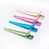 Pinces et épingles à cheveux en métal aluminium, légères et durables, outils de coiffure pour salon et barbier