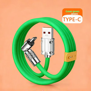 Câble de charge rapide 3A rotatif de type C en PVC à vente chaude, rotation à 540°, charge efficace, pas bloqué, 2m/1.5m/1m - Product Image 6