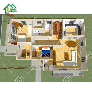 Proveedor de China casas prefabricadas los precios de venta de lujo de acero prefabricada villa - Product Image 2