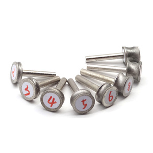 Tête <span class=keywords><strong>de</strong></span> meulage diamantée <span class=keywords><strong>pour</strong></span> le façonnage <span class=keywords><strong>de</strong></span> verre, anneaux, bracelets, bijoux en jade, pierres précieuses concaves - OEM/ODM/OBM Haute Qualité - Product Image 5