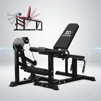Zoshine Machine d'extension et de flexion des jambes de haute qualité, moderne et durable, pour l'entraînement des quadriceps et des ischio-jambiers assis, pour le développement des muscles du bas du corps