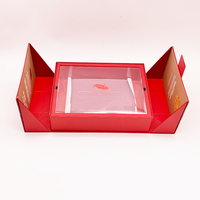 Boîtes cadeaux écologiques à double porte, vente en gros, personnalisables, fermeture magnétique, boîtes à thé, boîtes à nid d'oiseau