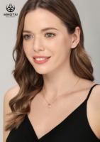 Piercing pour femme, collier en zircon plaqué or, argent Sterling 925, pendentif croissant de lune, étoile, vente en gros