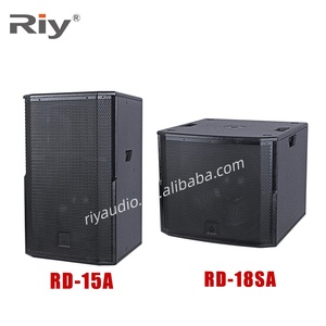 RD-15A Enceintes actives 15 pouces Son Surround Entrée BT/USB Intégrées 8 ohms 300W*2 Amplificateur AC 110V/220V Idéales pour les spectacles en direct - Product Image 4
