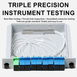 SC UPC Fiber Optic PLC Splitter 1x8 Card-type Fast Installation Singlemode ABS <b>Box</b> High Precision 5G SDK POE - Product Image 4