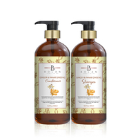 Shampoing à base de plantes, 60 ml, conditionneur de croissance des cheveux, lotion privée, Sans flocons, miel et gingembre