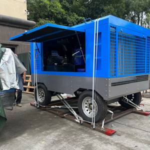 Compressore d'aria a vite diesel mobile Airstone 410KW 30m3/min 1059CFM 30bar 435psi con ruote per <span class=keywords><strong>cantiere</strong></span> - Product Image 3