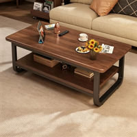 Table basse de rangement, table d'appoint, pour petit appartement, usage domestique, style minimaliste moderne, compacte, en bois, démontable, pour salon, balcon