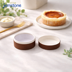 Customized Recyclable Food Bread Dessert Round Cardboard Tube <b>Paper</b> Cylinder Packaging Cheesecake Food Grade <b>Paper</b> Tube Canister - Product Image 1