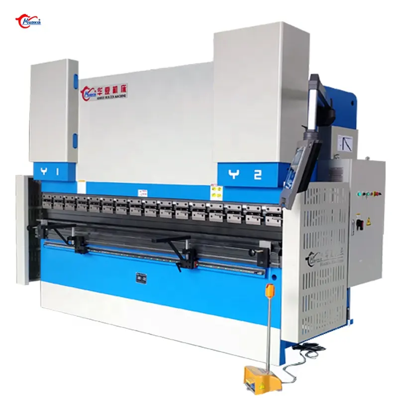 Wd67K 63T2500 press brake CNC bend 4mm thickness metal plate delem system Hydraulic cnc bending machine