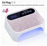 Lampe UV LED sans fil rechargeable SUNKIN BM-18 à haute puissance, entièrement perforée, pour le séchage rapide des ongles en salon