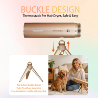 Sèche-cheveux pour animaux de compagnie INOVAXION, séchage rapide, magnétique, portable, mains libres, pour hôtels et voyages