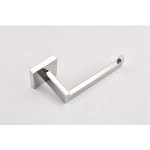 Juego de accesorios de baño de diseño moderno DB de 8 piezas, acabado cromado, metal y aleación de zinc, incluye toallero para uso doméstico o hotelero - Product Image 2