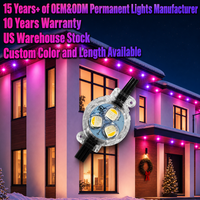 Contrôleur d'application intelligent 12V 24V 36V IP68 pour éclairages ponctuels extérieurs permanents UCS2904, Lumières de Noël sur rail LED