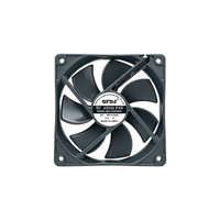 Ventilateur silencieux EC12025 de 12 cm, 220V, purification de l'air frais, armoire de stockage d'énergie, refroidissement industriel, fabriqué en Chine