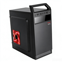 Boîtier d'ordinateur de jeu ATX Mini ITX 350 mm avec 4 emplacements d'extension PCI, compatible avec HDD SSD, flux d'air optimisé, accessoires pour hôte