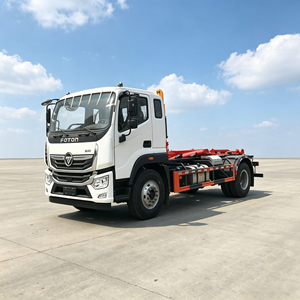 Promotion : Camion benne à benne basculante Foton de 18 mètres cubes, équipé d'une station de compression mobile des déchets, camion de collecte des ordures hydraulique - Product Image 2