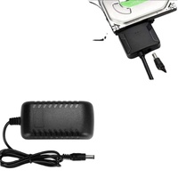 Adaptateur USB3.0 vers SATA 3.0 de 3,5 pouces, connecteur de disque dur 15 broches avec boîtier en plastique, compatible HDD SSD, garantie de 12 mois