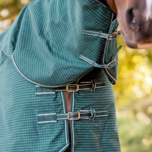 Alfombras de caballo de lona de invierno duraderas de alta calidad con forro de nylon al mejor precio - Product Image 1