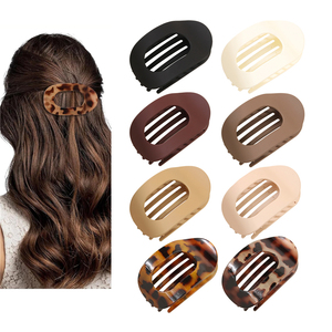 <span class=keywords><strong>PL</strong></span> 6 pinzas para el cabello, pinzas para el cabello planas de diseño francés, pinza para el cabello de pico de pato, pinza para el cabello para mujer - Product Image 3