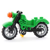 Jouets de construction Montessori pour enfants populaires : voitures, motos et accessoires