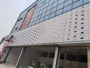 Modern Aluminum Curtain Wall <b>Panels</b> Powder Coated Anti-Corrosion for Building Exterior Applications - Product Image 2