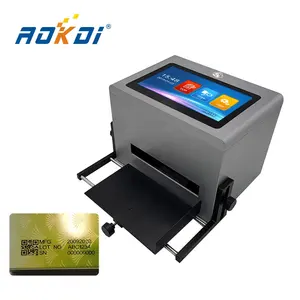 Aokdi Enkele Kleur 45 Inkt Cartridge Ei Inkt Jet Voedsel Industrie Vervaldatum Printer Continue Inkjet Printer Flatbed Printer