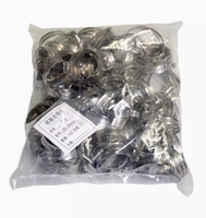 Collier de serrage en acier inoxydable 304 à vis sans fin réglable pour système CVC, surface polie, 8-700 mm (pouces et métrique)
