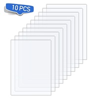 Lot de 2 plaques en acrylique coulé blanc de 3 mm d'épaisseur + feuilles métalliques, avec prise LED DC, pour découpe laser DIY, signalétique, décoration en verre, indication de direction