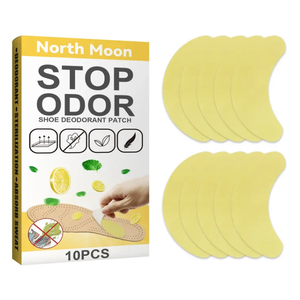 2023 New Natural Effectively Remove Odor Shoes Insert Insole Patch 10pcs Deodorant Patches Factory Direct Shoe Care Kits
