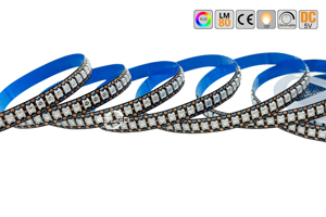 नई पता-योग्य नेतृत्व वाली पट्टी 5v 30नेतृत्व वाली 60नेतृत्व वाली 144 पट्ट/एम सी 2812 ws2812 बी की एलईडी पट्टी प्रकाश - Product Image 6